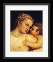 Venus Delighting herself with Love and Music, 1545 Fine Art Print