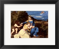 The Virgin and Child with Saints Fine Art Print