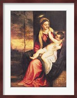 Virgin with Child at Sunset, 1560 Fine Art Print