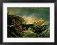 Wreck of a Transport Ship Fine Art Print