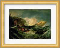 Wreck of a Transport Ship Fine Art Print