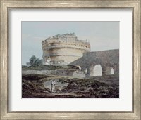 Castle of San Angelo, Rome Fine Art Print