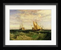 The Confluence of the Thames and the Medway, c.1808 Framed Print