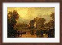 Eton College from the River Fine Art Print