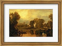Eton College from the River Fine Art Print