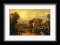 Eton College from the River Fine Art Print