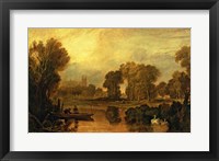 Eton College from the River Fine Art Print