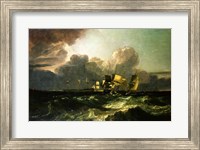 Ships Bearing up for Anchorage Fine Art Print