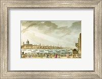 Lord Nelson's funeral procession Fine Art Print