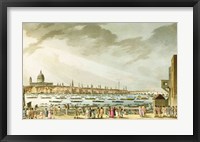 Lord Nelson's funeral procession Fine Art Print