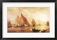Estuary of the Thames and the Medway Framed Print