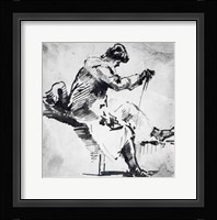 Seated man Fine Art Print