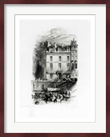 Napoleon's Lodgings on the Quai Conti Fine Art Print