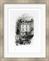 Napoleon's Lodgings on the Quai Conti Fine Art Print