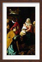Adoration of the Kings, 1619 Fine Art Print