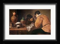 Two Men at Table Fine Art Print