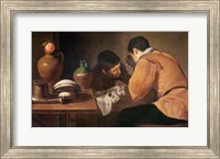 Two Men at Table Fine Art Print