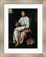 St. John the Evangelist on the Island of Patmos Fine Art Print