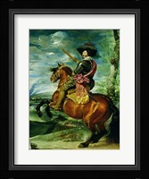 Equestrian Portrait of Don Gaspar de Guzman Fine Art Print