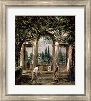 The Gardens of the Villa Medici in Rome Fine Art Print