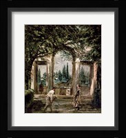 The Gardens of the Villa Medici in Rome Fine Art Print