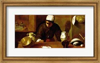 Kitchen Maid with the Supper at Emmaus, c.1618 Fine Art Print