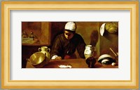 Kitchen Maid with the Supper at Emmaus, c.1618 Fine Art Print