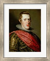 Portrait of Philip IV  in Armour Fine Art Print