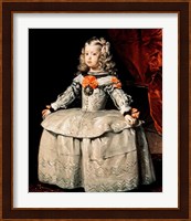 Portrait of the Infanta Margarita (standing) Fine Art Print