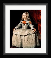 Portrait of the Infanta Margarita (standing) Fine Art Print