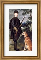 Portrait of Cardinal Infante Ferdinand of Austria with Gun and Dog, 1632 Fine Art Print