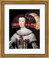 Portrait of Queen Maria Anna  of Spain Fine Art Print