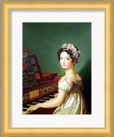 The Artist's Daughter at the Clavichord Fine Art Print