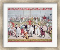 Poster advertising the Barnum and Bailey Greatest Show on Earth Fine Art Print