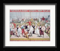 Poster advertising the Barnum and Bailey Greatest Show on Earth Fine Art Print