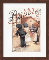 Poster advertising 'Bubbles' magazine Fine Art Print