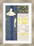 Poster advertising 'A Comedy of Sighs' Fine Art Print