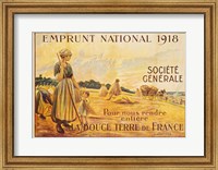 Poster for the Loan for National Defence from the Societe Generale, 1918 Fine Art Print
