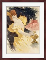Saxoleine (Advertisement for lamp oil), France 1890's Fine Art Print