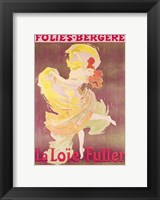 Poster advertising Loie Fuller Fine Art Print
