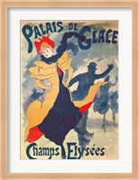 Poster advertising the Palais de Glace on the Champs Elysees Fine Art Print