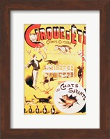 Poster advertising the Cirque d'Ete in the Champs Elysees Fine Art Print