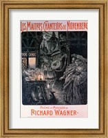 Poster advertising The Master Singers of Nuremberg Fine Art Print