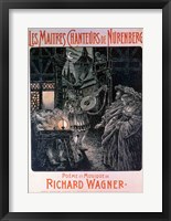 Poster advertising The Master Singers of Nuremberg Fine Art Print