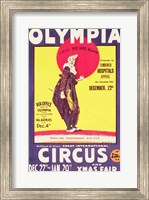 Bertram Mills circus poster, 1922 Fine Art Print