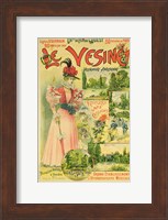 Poster for the Chemins de Fer de l'Ouest to Le Vesinet Fine Art Print