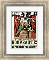 Poster advertising 'Au Paradis des Dames' Fine Art Print