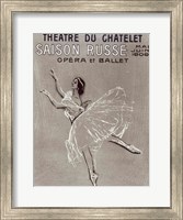 Poster for the 'Saison Russe' at the Theatre du Chatelet, 1909 Fine Art Print