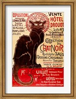 Poster advertising an exhibition of the 'Collection du Chat Noir' Cabaret Fine Art Print