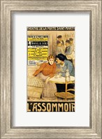 Poster advertising 'L'Assommoir' Fine Art Print